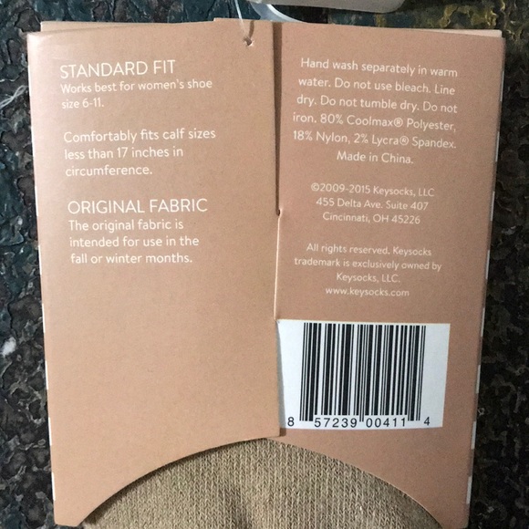 Keysocks - knee high no show socks - Picture 4 of 4